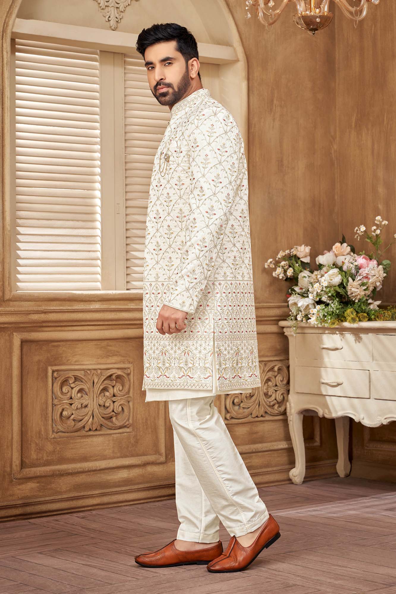 Stylish Indo Western Ethnic Sherwani for Men | Festive Vibe
