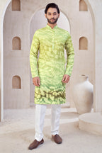 Lime Mirage Kurta