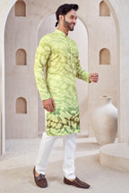 Lime Mirage Kurta