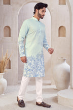 Sky Bloom Kurta