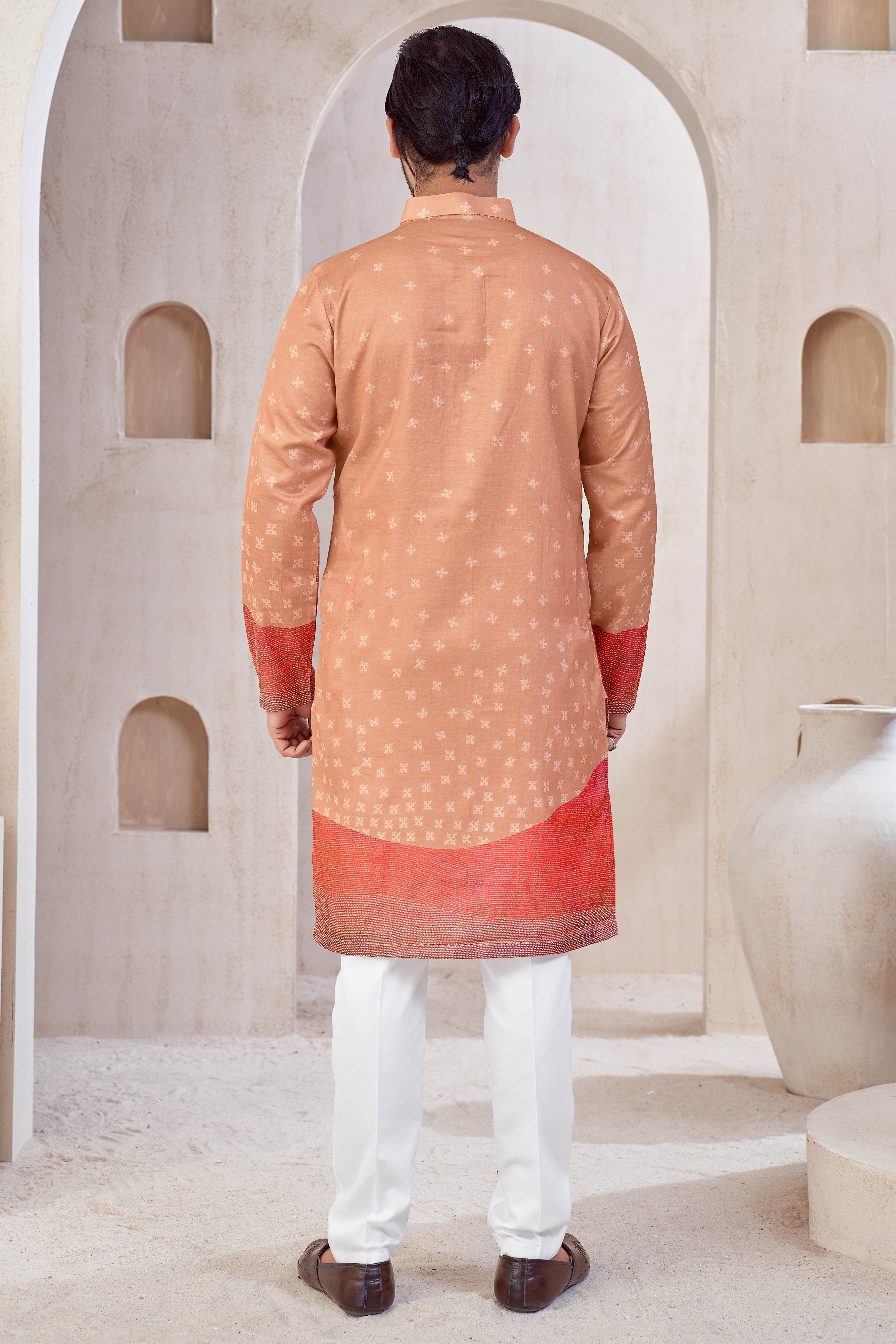Ember glow kurta
