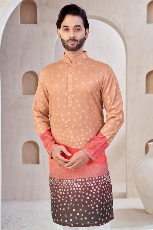Ember glow kurta