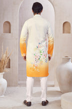 Floral Yellow Kurta