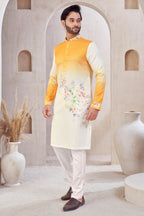 Golden Dawn Blossom Kurta