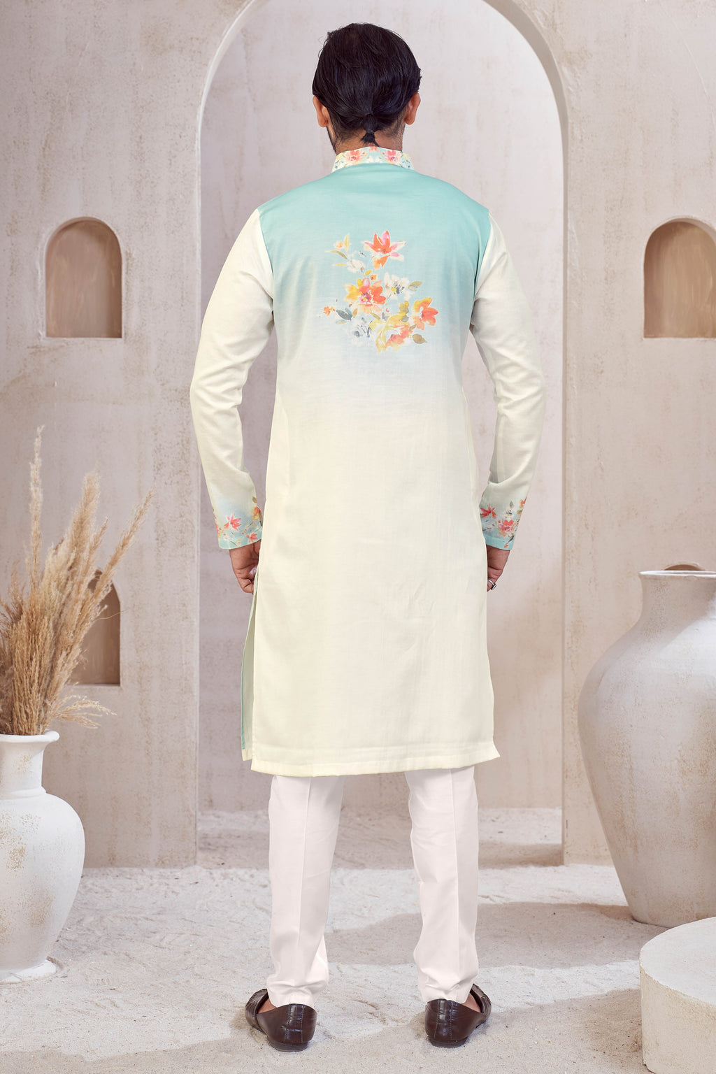 Mint Bloom Kurta