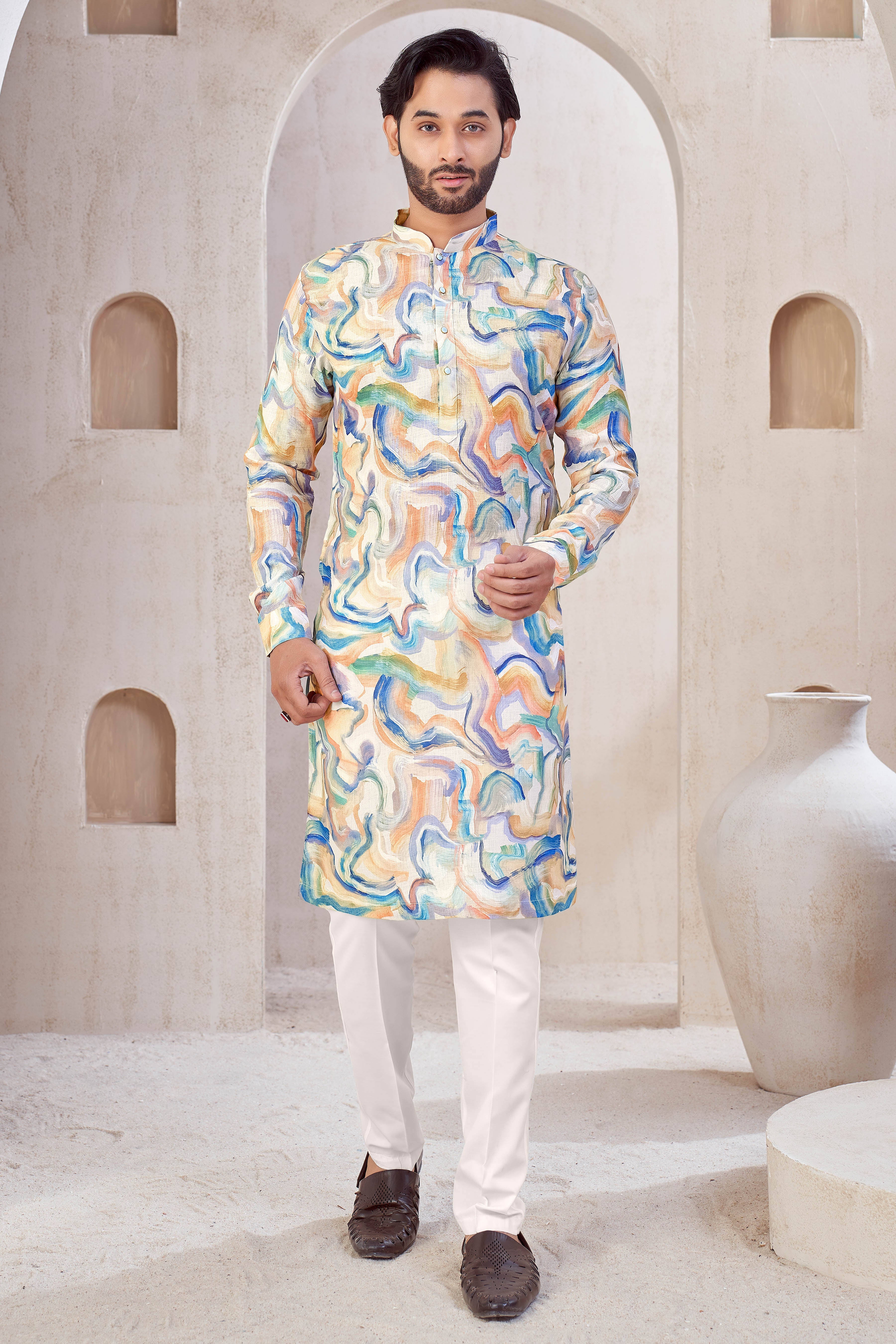 Color Wave Kurta