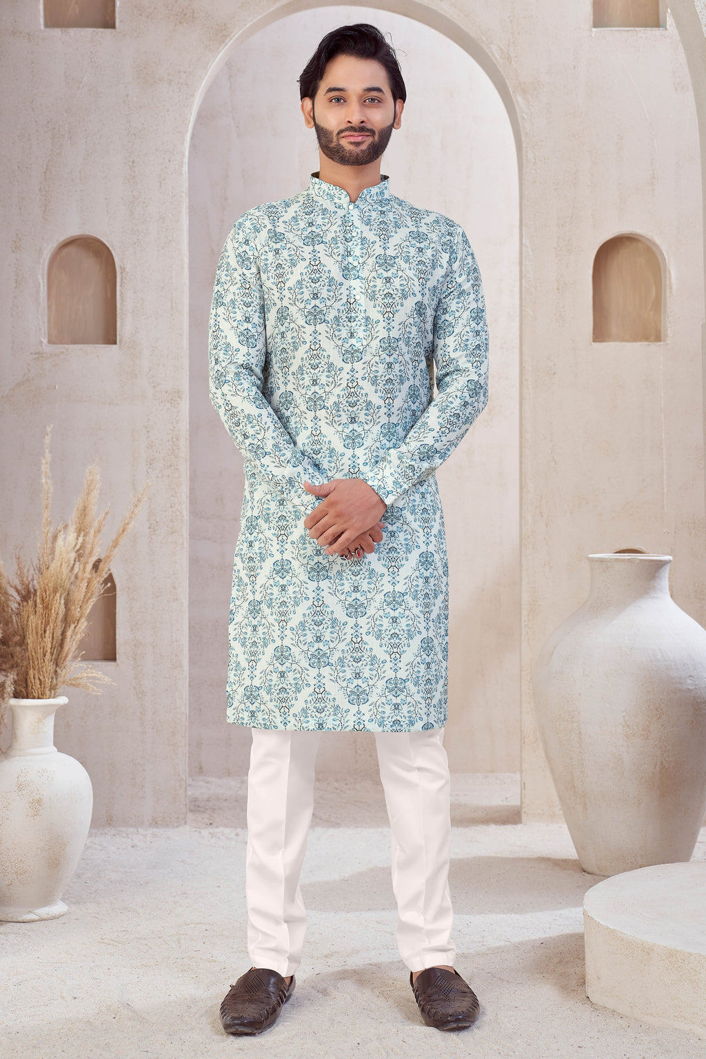 Royal Azure Kurta