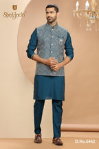 Kurta Jacket Set with Pants 6462