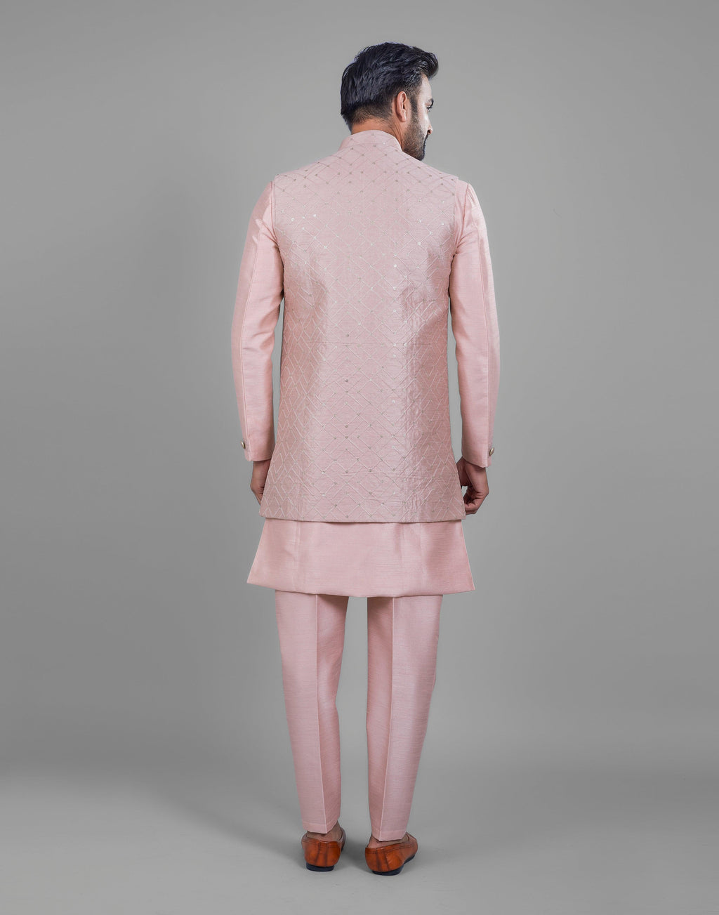 Indo Western with Long Jacket 6623