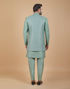 Indo Western with Long Jacket 6618