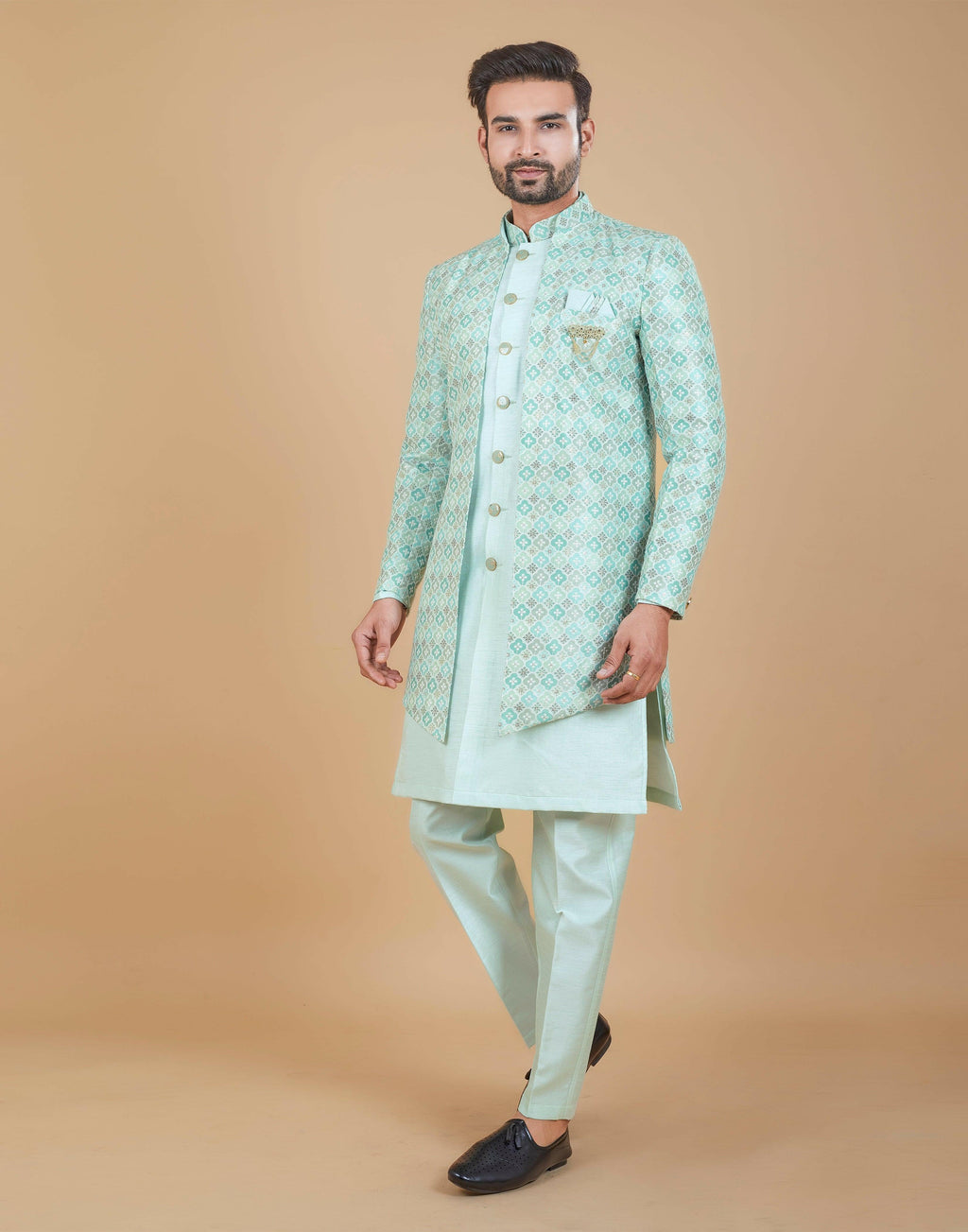 Indo Western with Separate Open Indo 6632