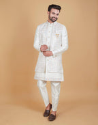 Indo Western with Long Jacket 6699